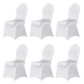 Minorista de lectores 6 PCS Fiesta de banquete Fiesta de bodas Spandex Covers Slip Targ